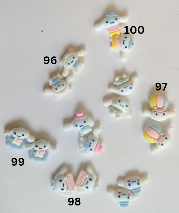 Kawaii 3D Cartoon Charms With Screw