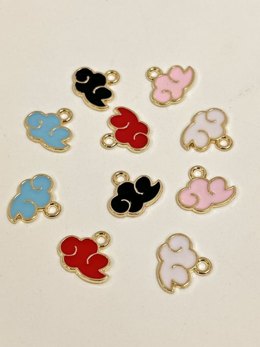 Cloud Enamel Charm