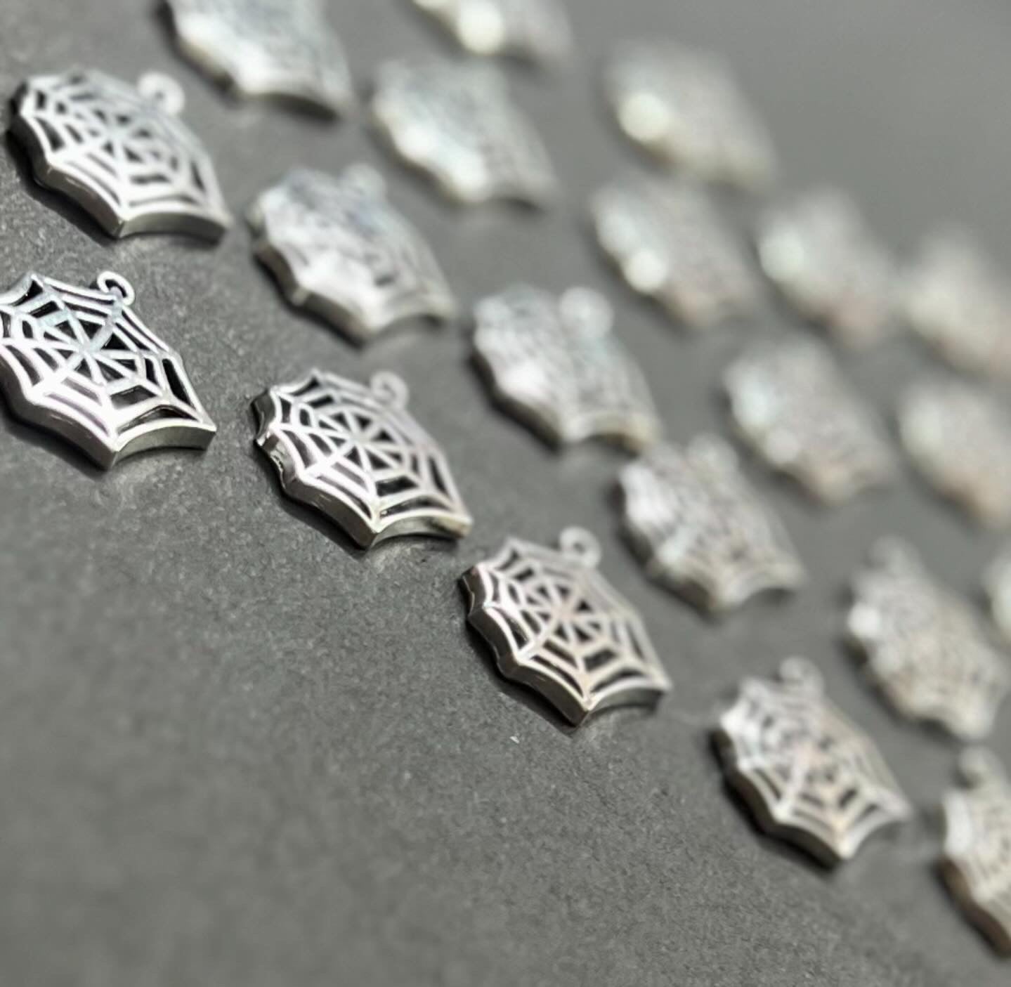 Spider Web Charms