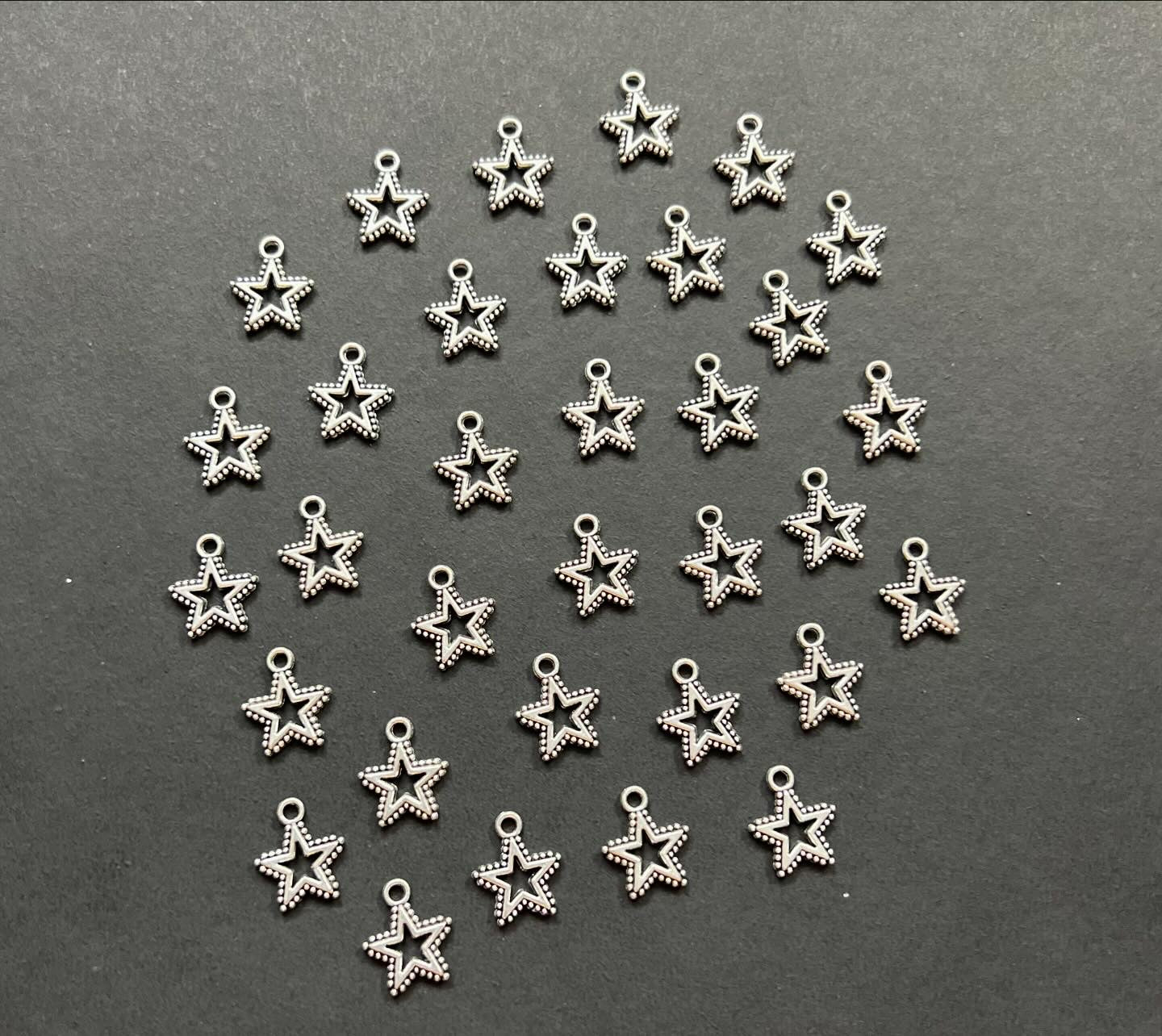 Antique X-Mas Star Charms