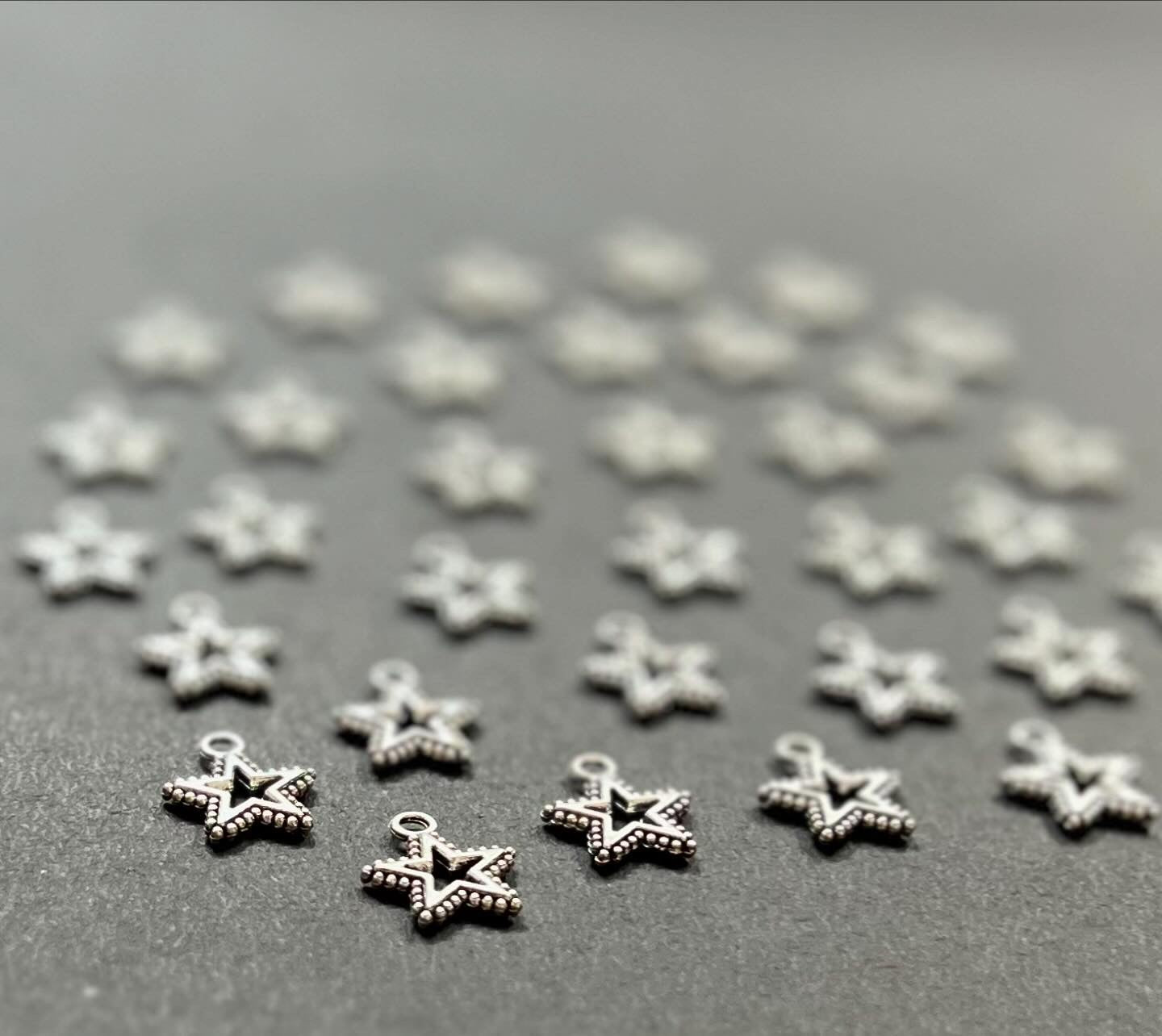 Antique X-Mas Star Charms