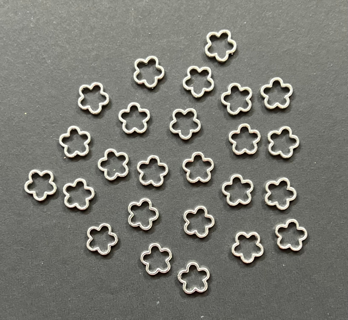 Hollow Flower Metal Beads