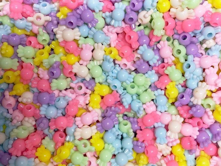 Pastel Beads - Candy / Toffee