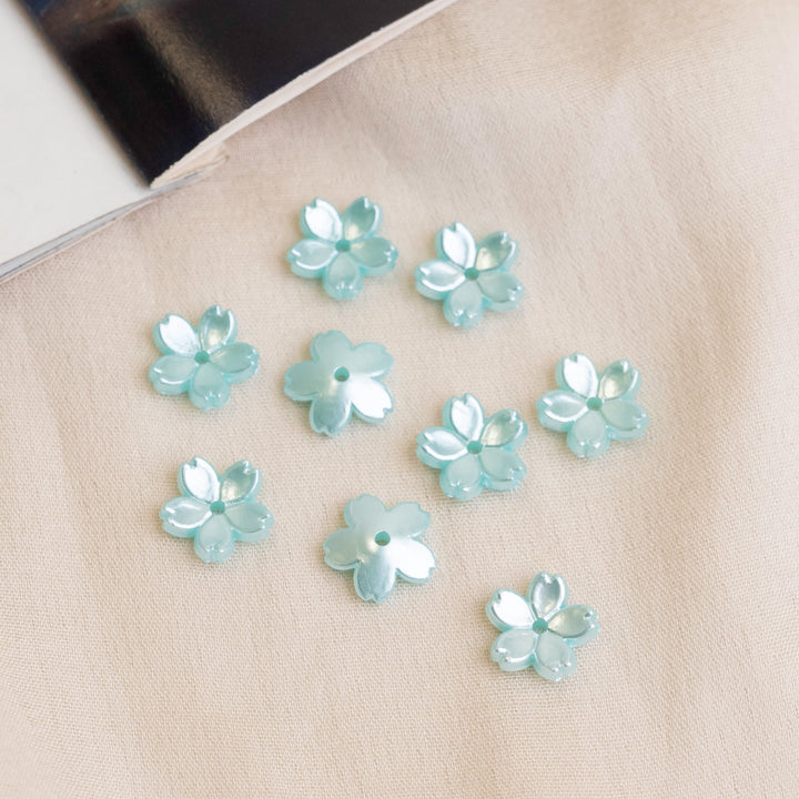 Colorful Flower Beads - 12mm