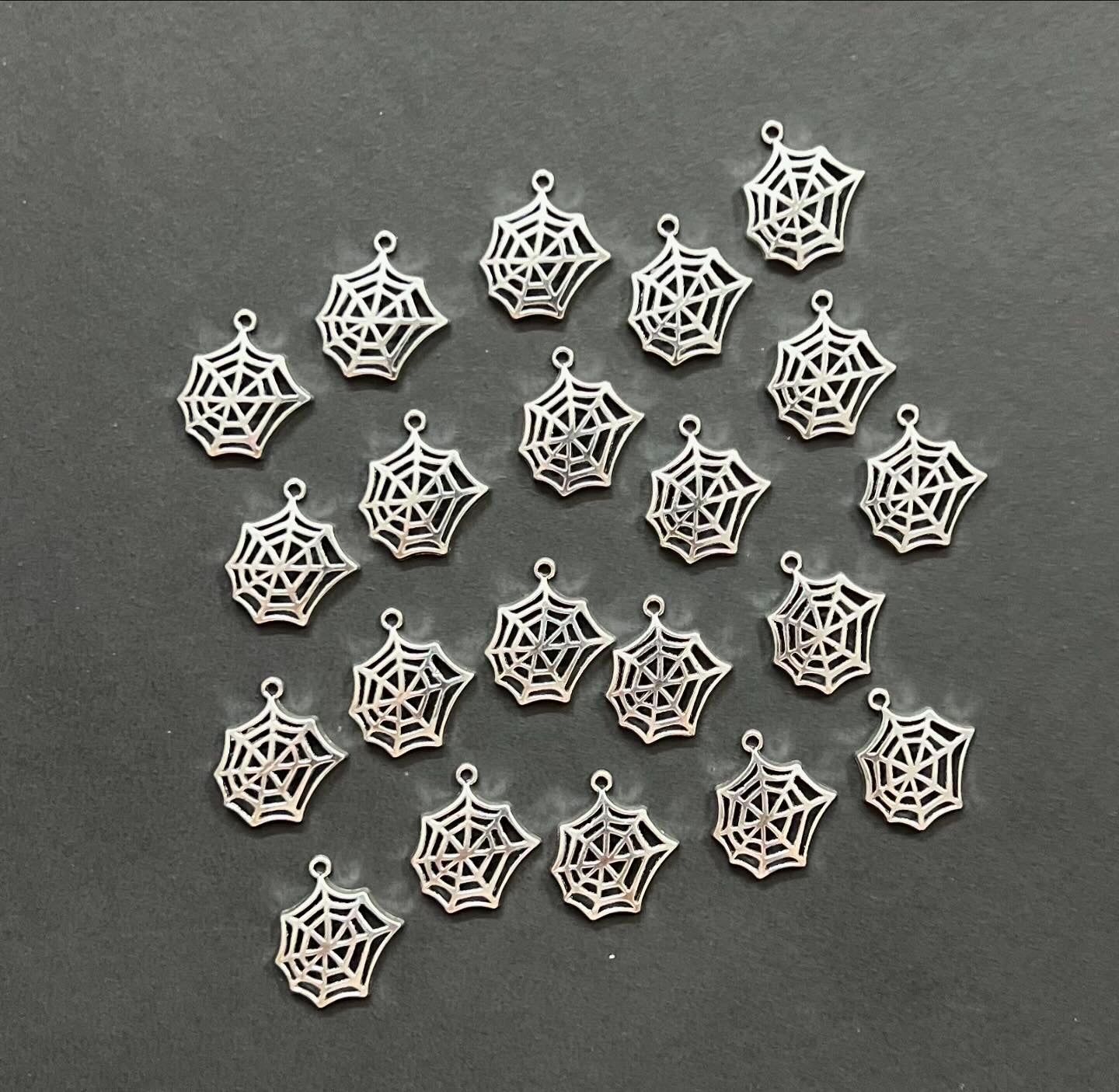 Spider Web Charms