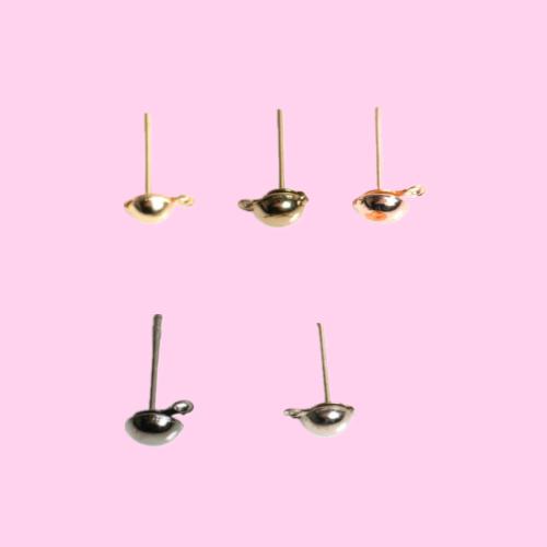 Earring Post Studs - Size : 6mm