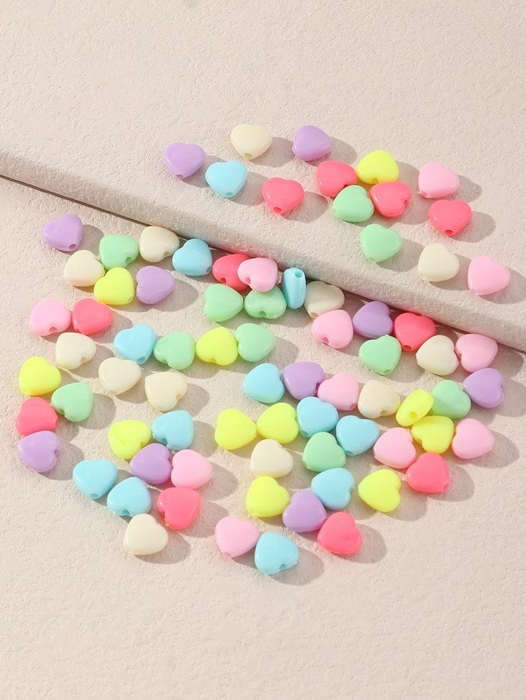 Pastel Beads - Heart