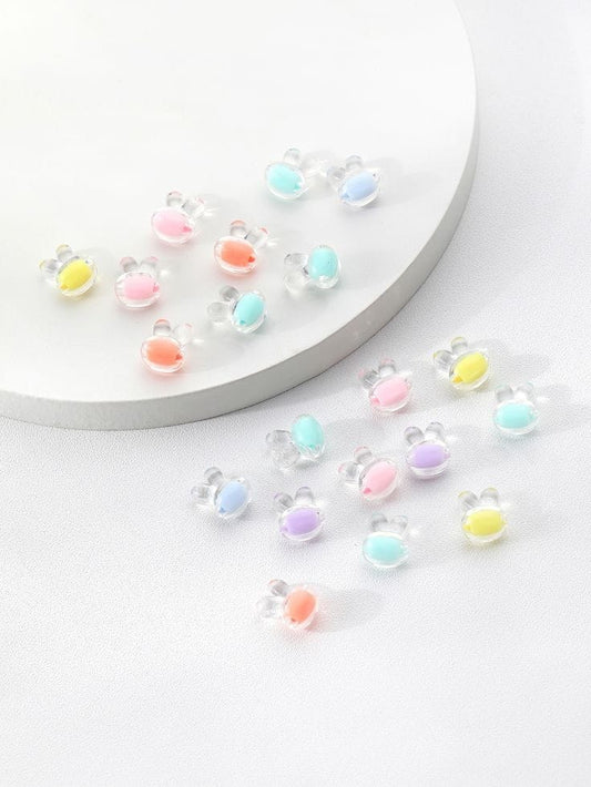 Transparent Bunny Beads