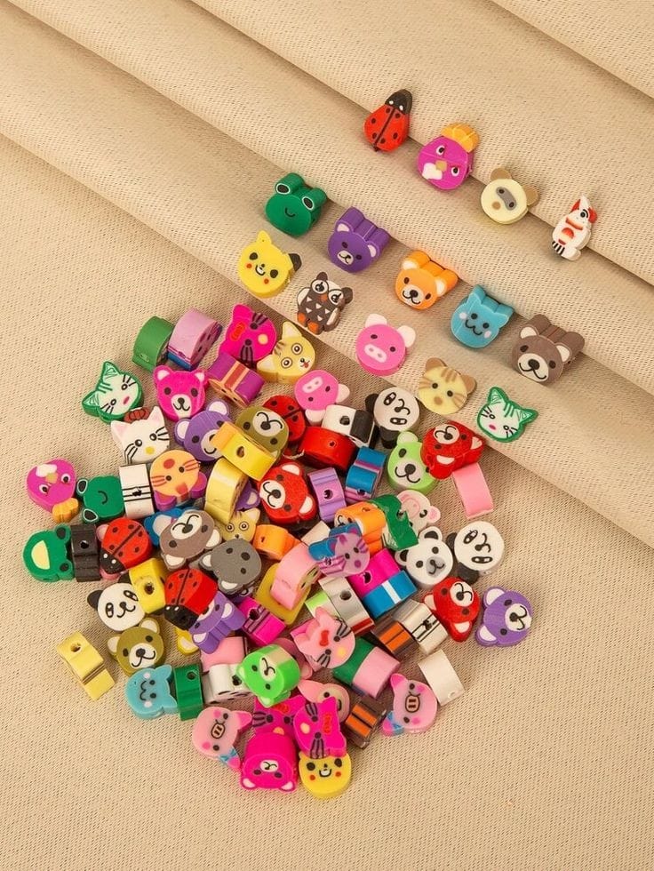 Animal Polymer Clay  Beads