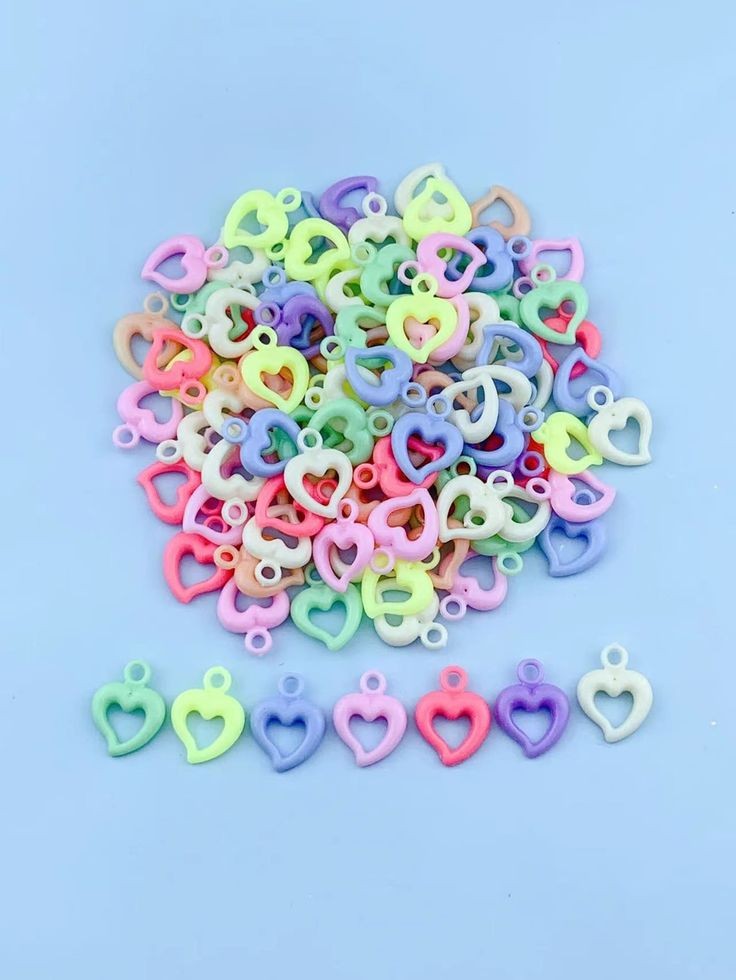 Pastel Beads - Hanging Heart