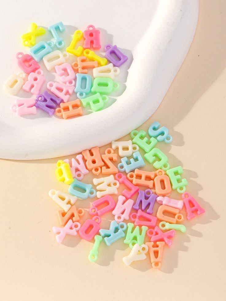 Pastel Beads - Alphabets