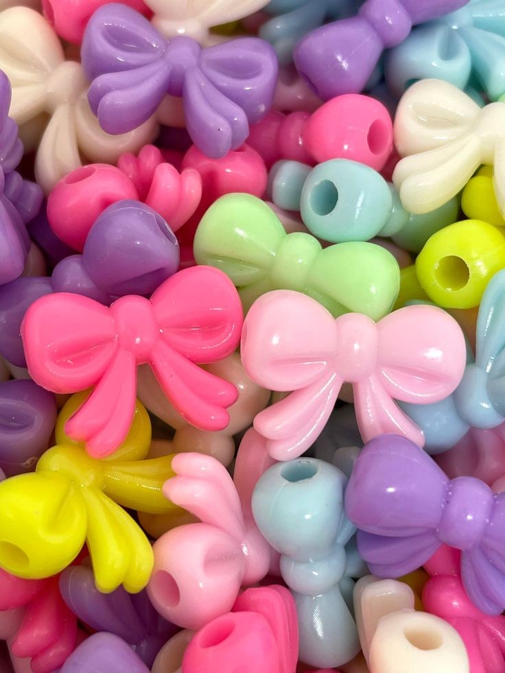 Pastel Bow Beads - Pattern (3)