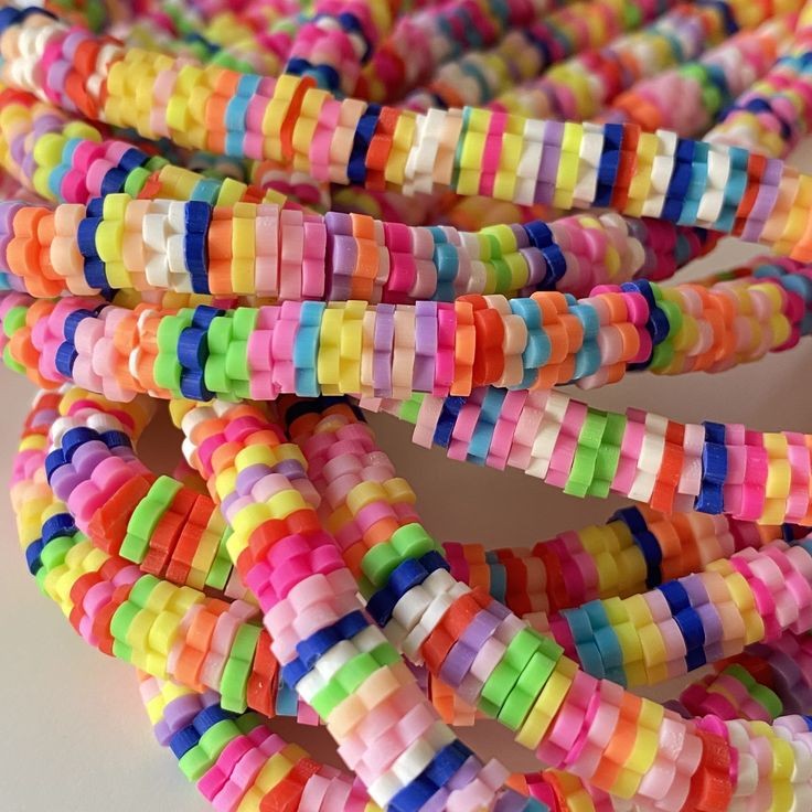 Fimo Beads Multicolour