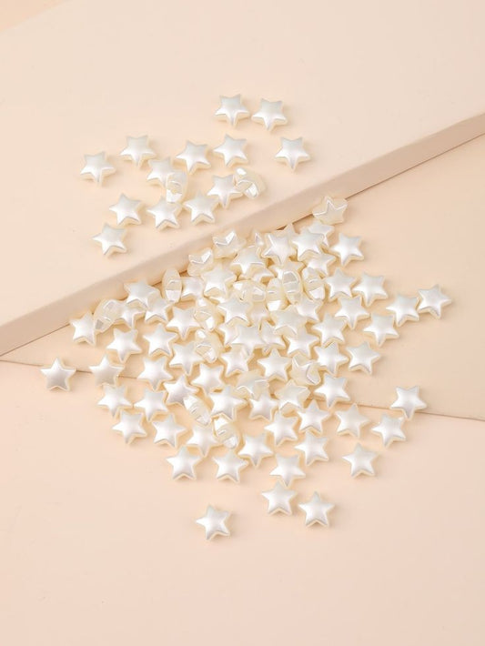 Acrylic Pearly Star Beads