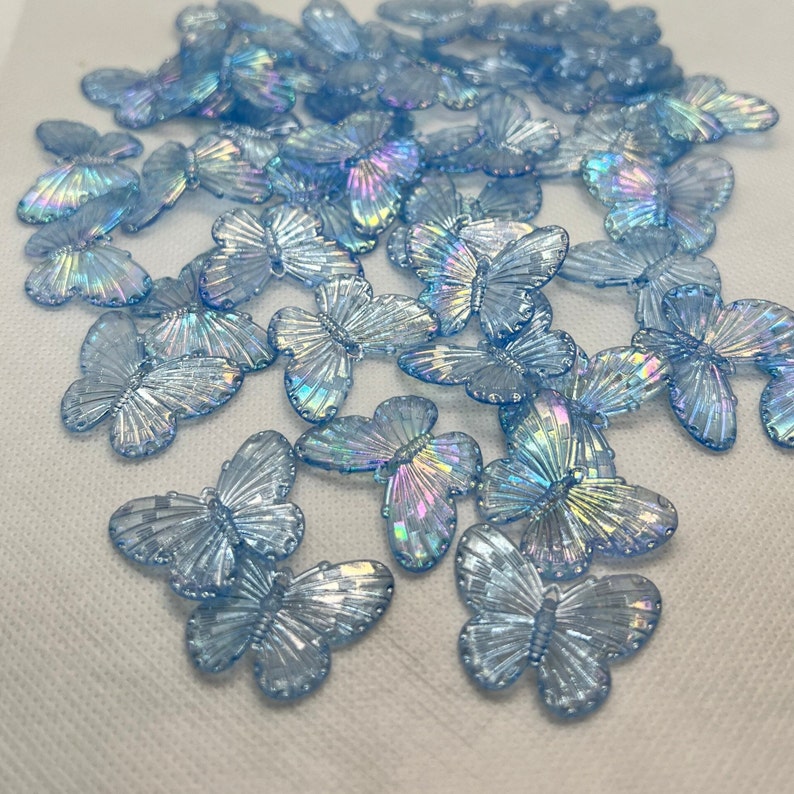 Acrylic Big Butterfly Beads