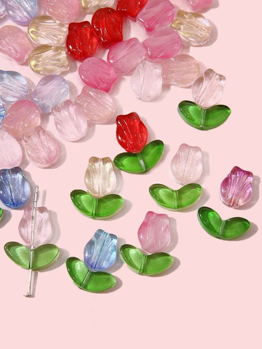 Tulip Glass Beads -Pattern (2)