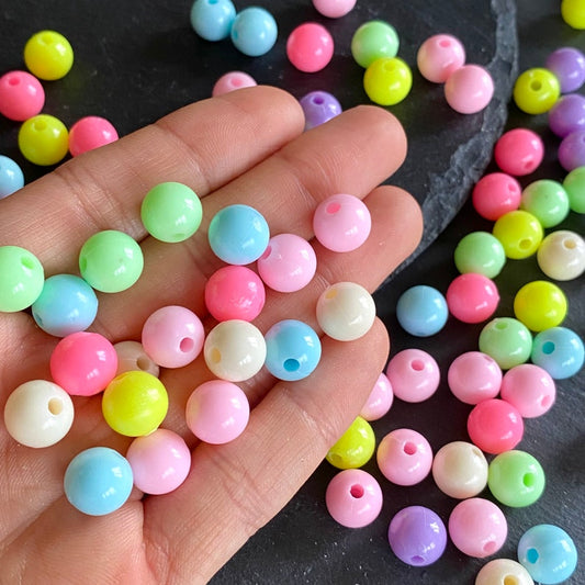 Pastel Round Beads