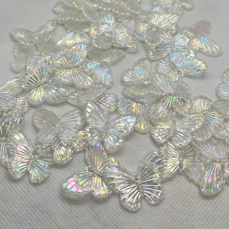 Acrylic Big Butterfly Beads