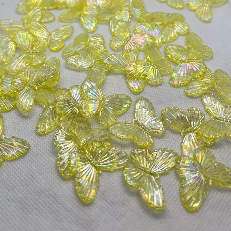 Acrylic Big Butterfly Beads